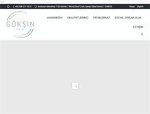 Tablet Screenshot of goksinkimya.com.tr